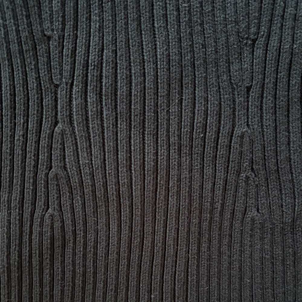 Valerie Stevens Sports Black Ribbed Mock Neck Sweater Vintage - Picture 9 of 16